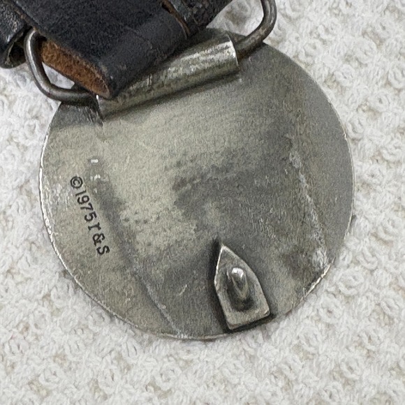 Vintage Lionel Trains 75th Anniversary Belt Black  46 Leather Buckle‎ - Picture 3 of 10